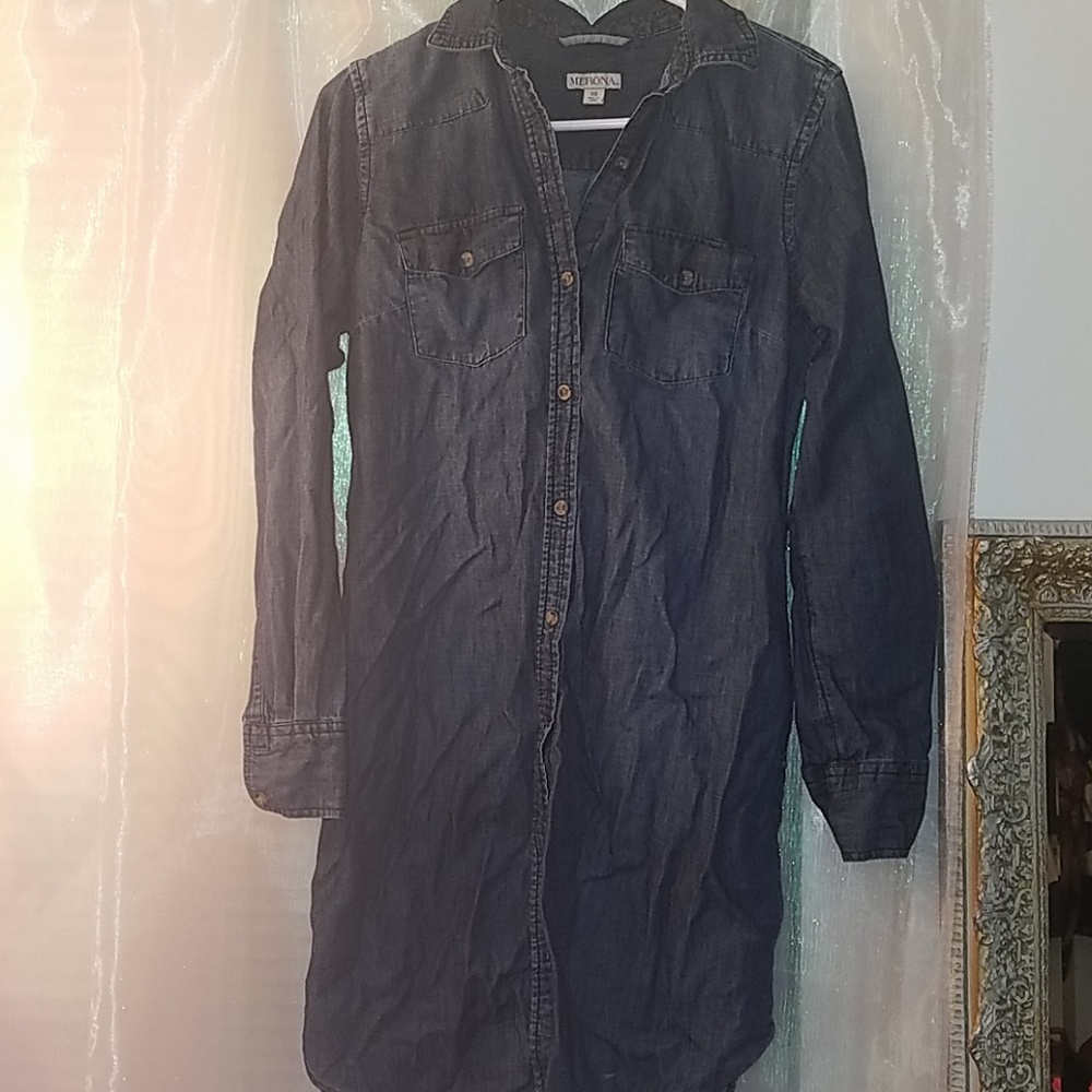 Long sleeve Jean dress